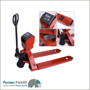 جک پالت دستی توزین دار ۲تن عرض ۵۴, طول شاخک 115