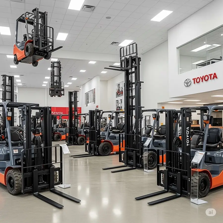 خریدلیفتراک دسته دو تویوتا در مرکز فروش و خدمات